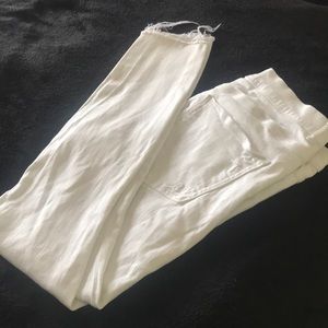 Express white jeans